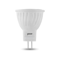 Лампа светодиодная Gauss GU4 3W 4100K матовая 132517203 5
