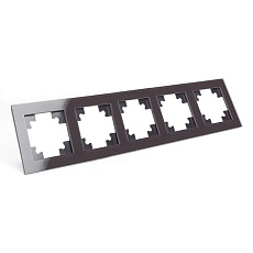 Рамка 5-постовая Stekker Катрин шоколад GFR00-7005-04 39640 3