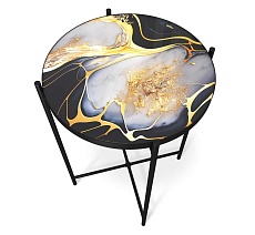 Журнальный стол Sheffilton SHT-CT8-3 черный алмаз/черный муар 5093730112 2