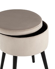 Пуф Stool Group Клайс велюр светло-серый vd-clays-b25 2