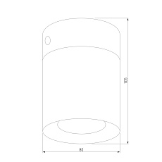 Потолочный светильник TK Lighting 3406 Vico White 1
