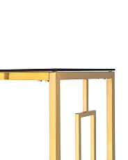 Консоль Stool Group БРУКЛИН 120х40 стекло smoke сталь золото ECST-013-TG-SK (120x40) 2