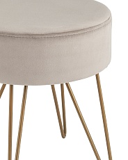 Пуф Stool Group Спейси велюр светло-серый vd-spacy-b25 2