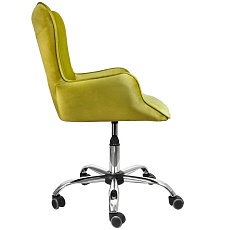 Поворотное кресло AksHome Bella оливковый, велюр 64732 4