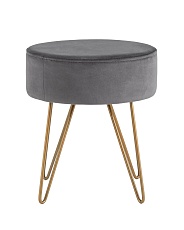 Пуф Stool Group Спейси велюр серый vd-spacy-b27 1