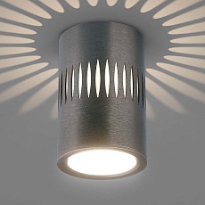 Потолочный светодиодный светильник Elektrostandard DLS026 7W 4200К графит a053601 2