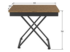 Стол-трансформер Мебелик Генри 007697 4