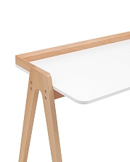 Письменный стол Stool Group Pyramid 118*53 белый/светлое дерево УТ000036011 1