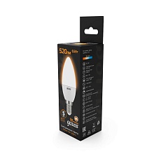 Лампа светодиодная Gauss E14 6.5W 3000К матовая 103101107 4