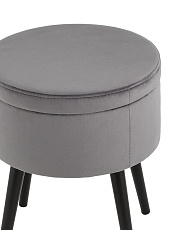 Пуф Stool Group Клайс велюр серый vd-clays-b27 3