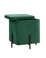 Пуф Stool Group Грейс велюр квадрат зелёный vd-grays-kv-b19 2