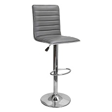 Барный стул AksHome Capri серый, экокожа 65597