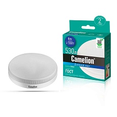 Лампа светодиодная Camelion GX53 6W 6500K LED6-GX53/865/GX53 13617