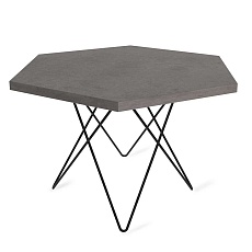 Журнальный стол Sheffilton SHT-TU37/ТТ20 70 ЛДСП черный муар/бетон чикаго темно-серый 9296244304