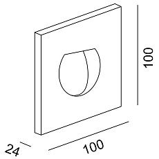 Плафон для встраиваемого светильника Deko-Light Light Base 930413 1