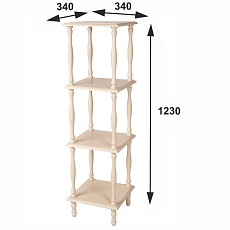 Этажерка Мебелик П 8 002090 2