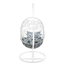 Подвесное кресло AksHome Bali белый, исскуственнный ротанг 75209 5