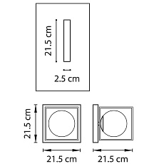 Бра Lightstar Gabbia 732617 3