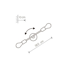 Бра Nowodvorski Sticks 9077 1