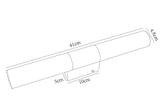 Подсветка для зеркал Arte Lamp Callisto A2828AP-1CC 1