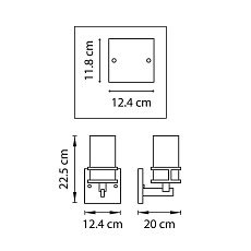 Бра Lightstar Cero 731617 2