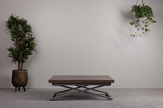 Стол-трансформер Levmar Compact D69/S59 дуб шамони темный/ опоры серебро 7125110717 3