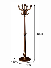 Напольная вешалка Мебелик В 1Н 000132 2