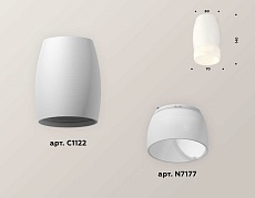 Комплект потолочного светильника Ambrella light Techno Spot XC (C1122, N7177) XS1122024 1