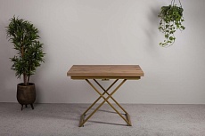 Стол-трансформер Levmar Compact D38/S90 (дуб вотан/золото) 6200473101 3