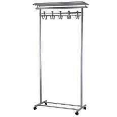 Гардеробная вешалка на колесах Мебелик М 9 008209