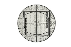 Садовый стол Stool Group Кейт D160 УТ000000598 2
