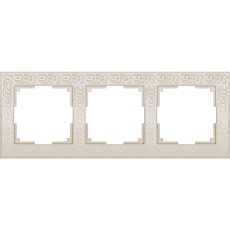 Рамка Werkel Flock на 3 поста слоновая кость WL05-Frame-03-ivory 4690389046926