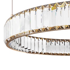 Подвесной светодиодный светильник Loft IT Crystal ring 10135/600 Gold 1