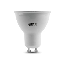 Лампа светодиодная Gauss GU10 5.5W 4100K матовая 13626 5