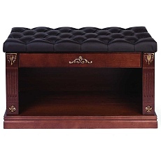 Обувница Мебелик Сильвия коричневый/темно-коричневый 001715