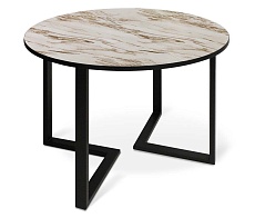 Обеденная группа Sheffilton SHT-DS222 браун стоун/черный/латте/черный муар 5320173201 1