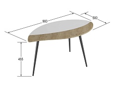 Журнальный стол Мебелик Лайм 007376 2