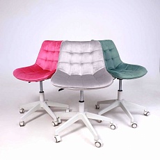 Поворотное кресло AksHome Carolyn велюр, мятный 91958 5