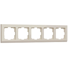 Рамка на 5 постов Werkel Stark слоновая кость W0051803 4690389161933