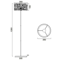 Торшер Vele Luce Simonetta VL4292F01 4