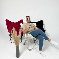 Складной стул AksHome Maggy красный, ткань 86924 3