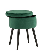 Пуф Stool Group Клайс велюр зелёный vd-clays-b19 1