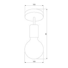 Потолочный светильник TK Lighting 1901 Retro 2