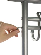 Гардеробная вешалка на колесах Мебелик М 9 008209 4