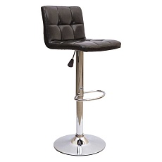 Барный стул AksHome Logos черный, экокожа 27633