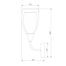 Бра Eurosvet Cosmic 50285/1 золото 1