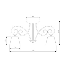 Подвесная люстра Bogates 303/6 1