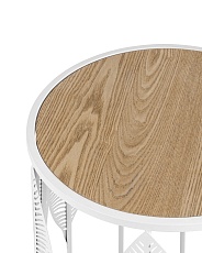 Набор журнальных столиков Stool Group Вальд D40 белый УТ000035346 3