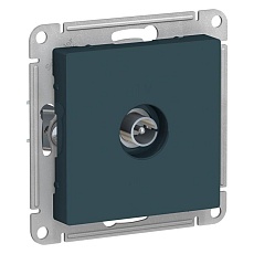 ТВ-розетка Systeme Electric AtlasDesign изумруд ATN000893