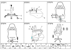 Игровое кресло Woodville Rodas 15243 1